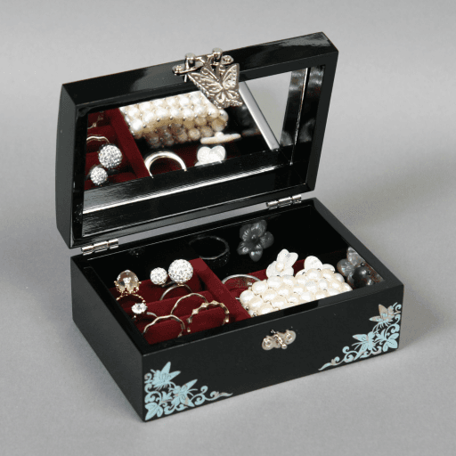 💎모란나비 직보석함 [black edition]