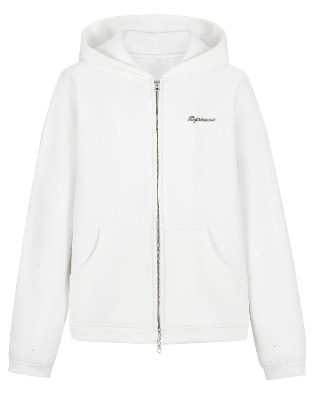 Kirakira zip up (white)
