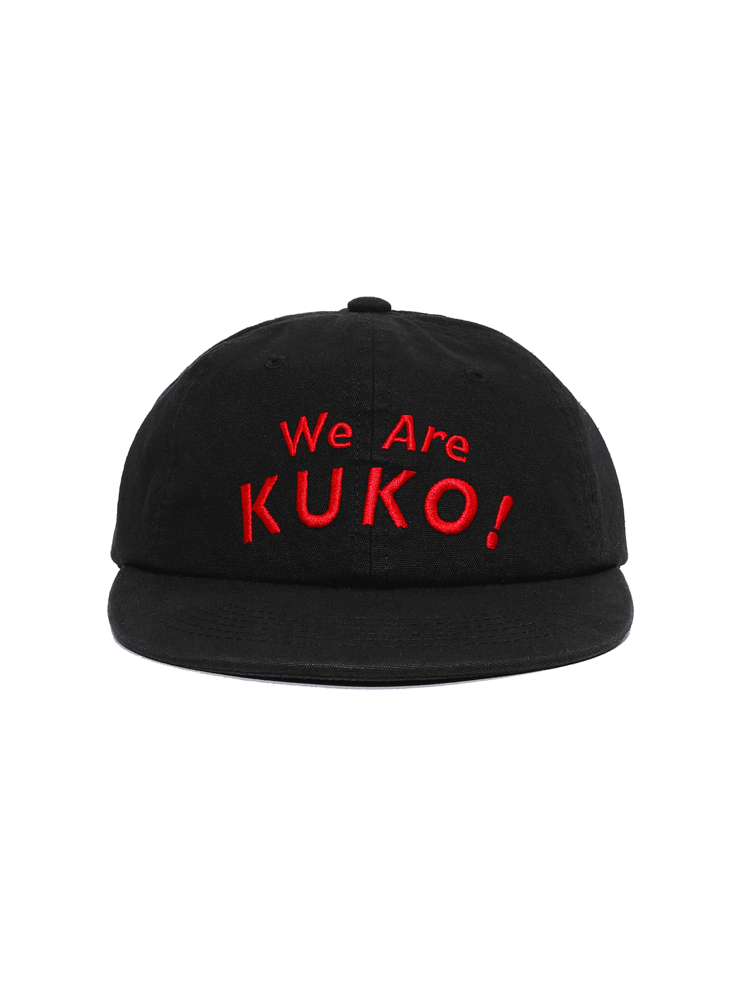 WeAreKUKO! 6Panel Oxford Cap_Black Red