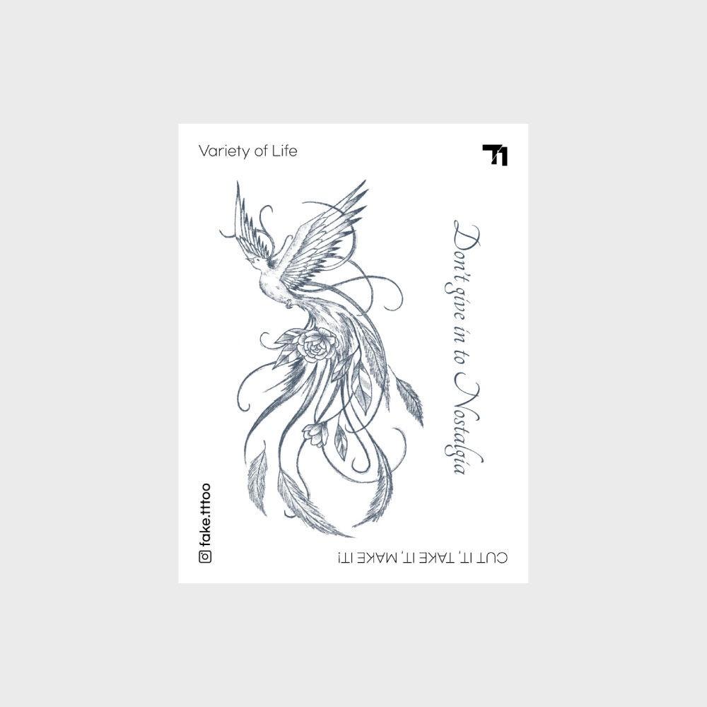 Phoenix 타투스티커