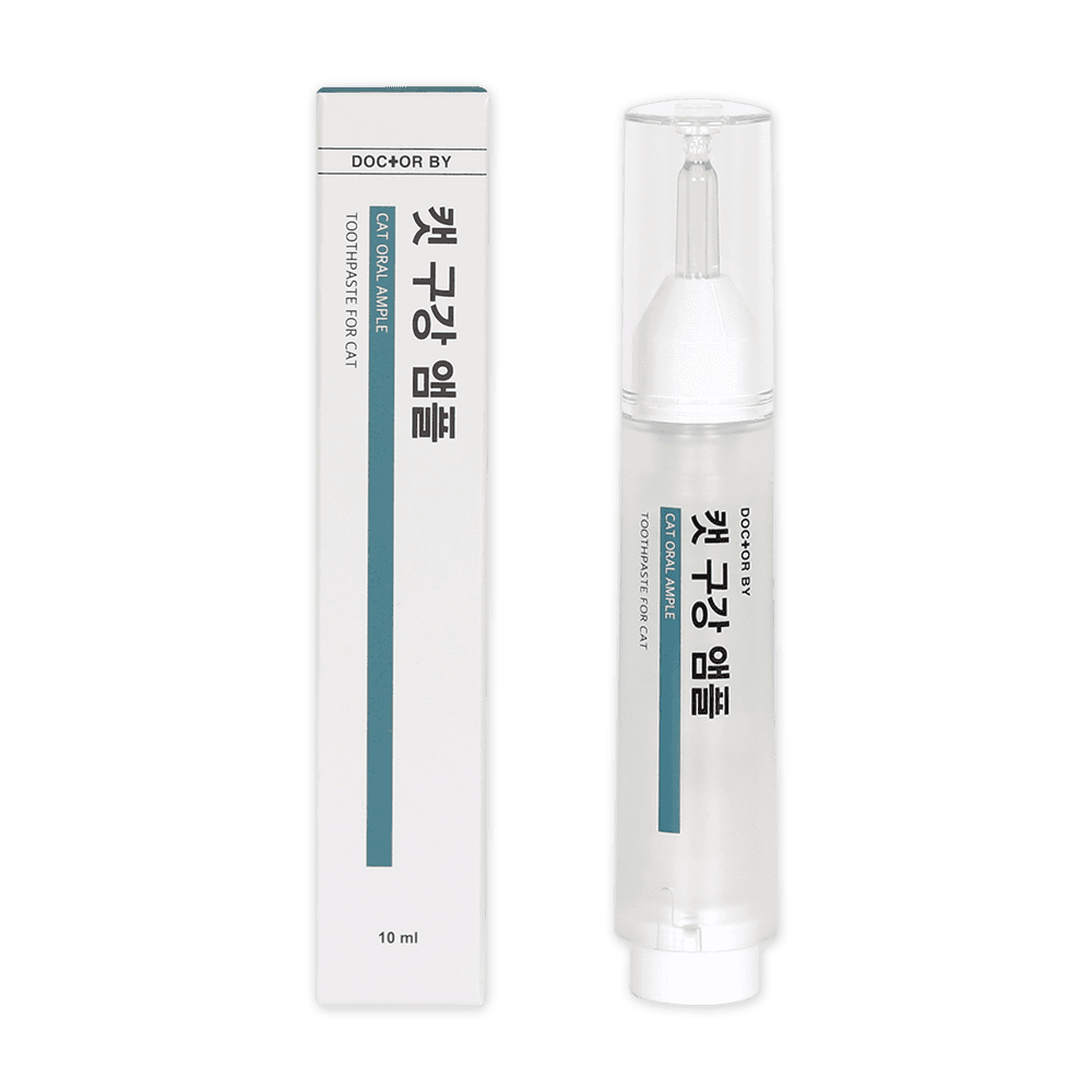 닥터바이 캣구강앰플 고양이치약 양치 치태 치석 입냄새 제거 도움