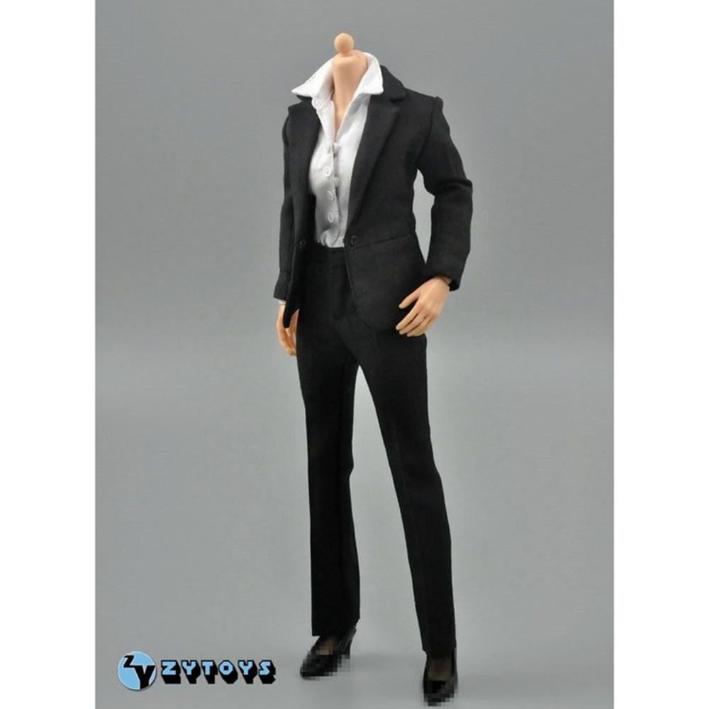 피첸 여성 정장 의상 세트 피규어 루즈의상 1/6 ZYTOYS 12인치