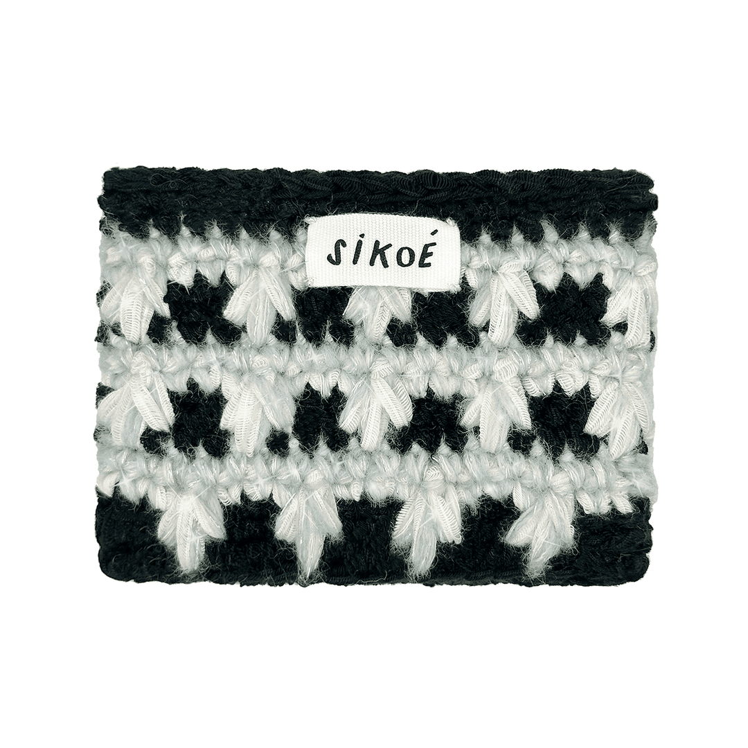 Card wallet_ Silver Sparkle