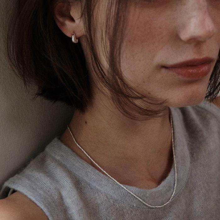 [verte set] pigling earring + foret necklace