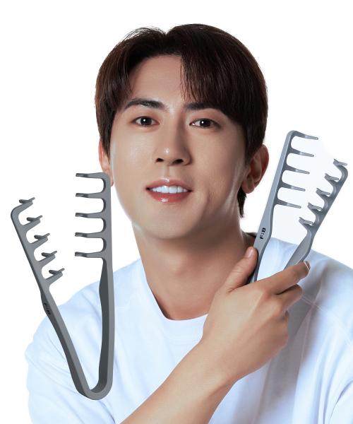 쉐도우 남자 스타일링 헤어 브러쉬