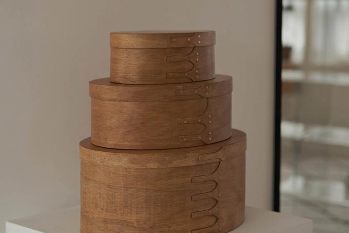 Natural Wooden Shaker Box 내추럴 우드 소품 셰이커 박스 수납함 M