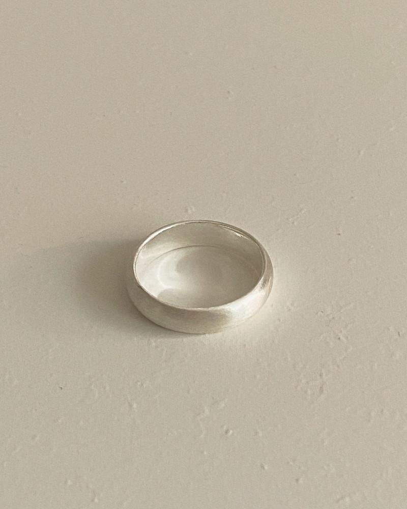 925silver 매트 무광 볼드 반지 4.5mm (2 color)