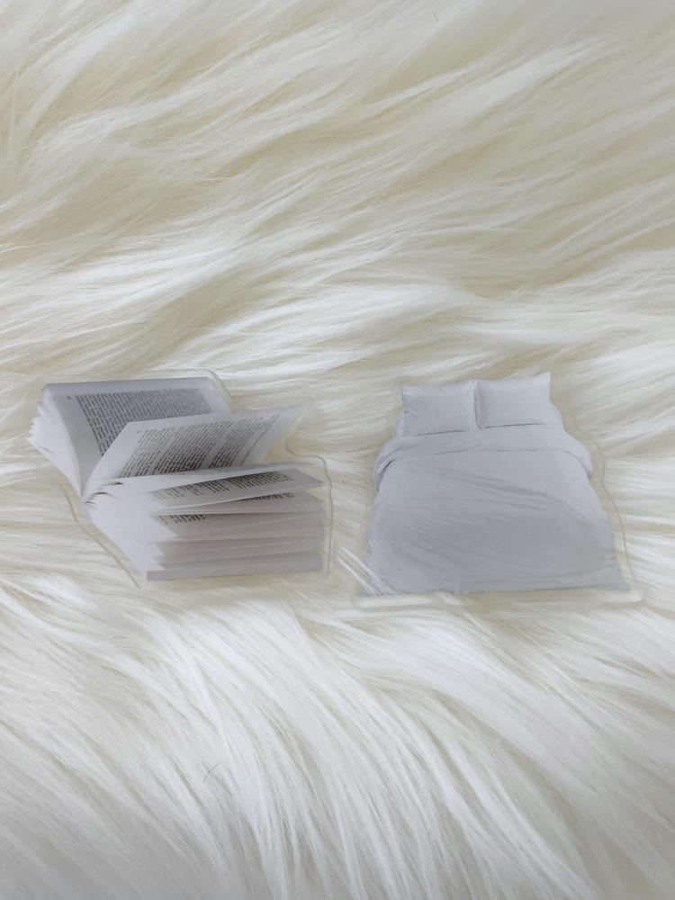 코지 화이트 스마트톡 톡홀더 (침대, 책)