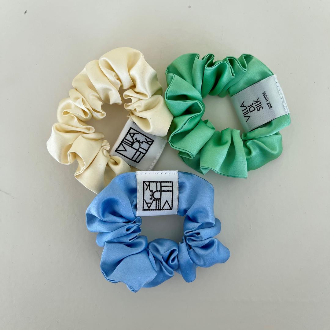 Baby scrunchie 3set (Cream/Baby Blue/Mint)