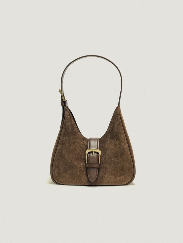 MAMAS HOBO BAG - BROWN (Suede VER).