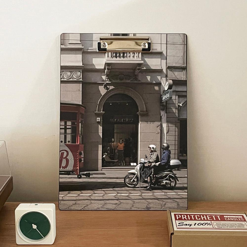 밀라노 파일 바인더 A4 홀더 클립 보드