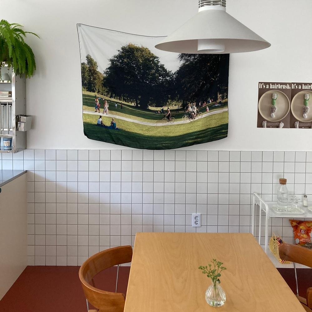 아우어스 대형 패브릭포스터 가리개커튼 08 Englischer Gerten