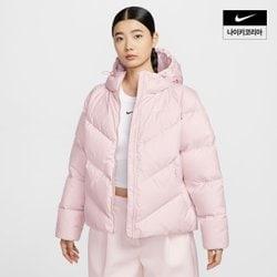 여성 나이키 스포츠웨어 윈드푸퍼 스톰 핏 루즈 후드 다운 패딩 HV5236-667