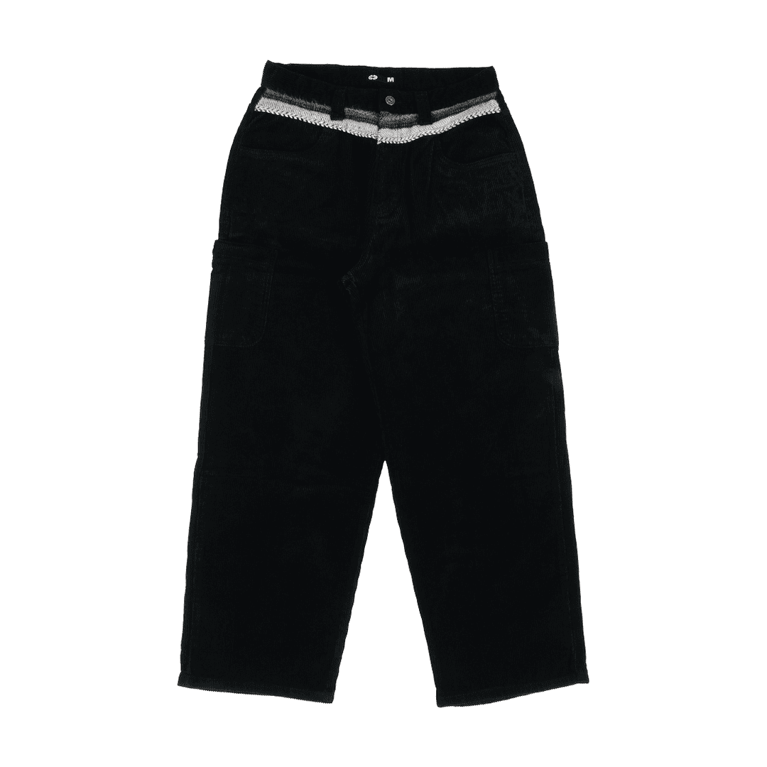 Frontier Corduroy Pants Black