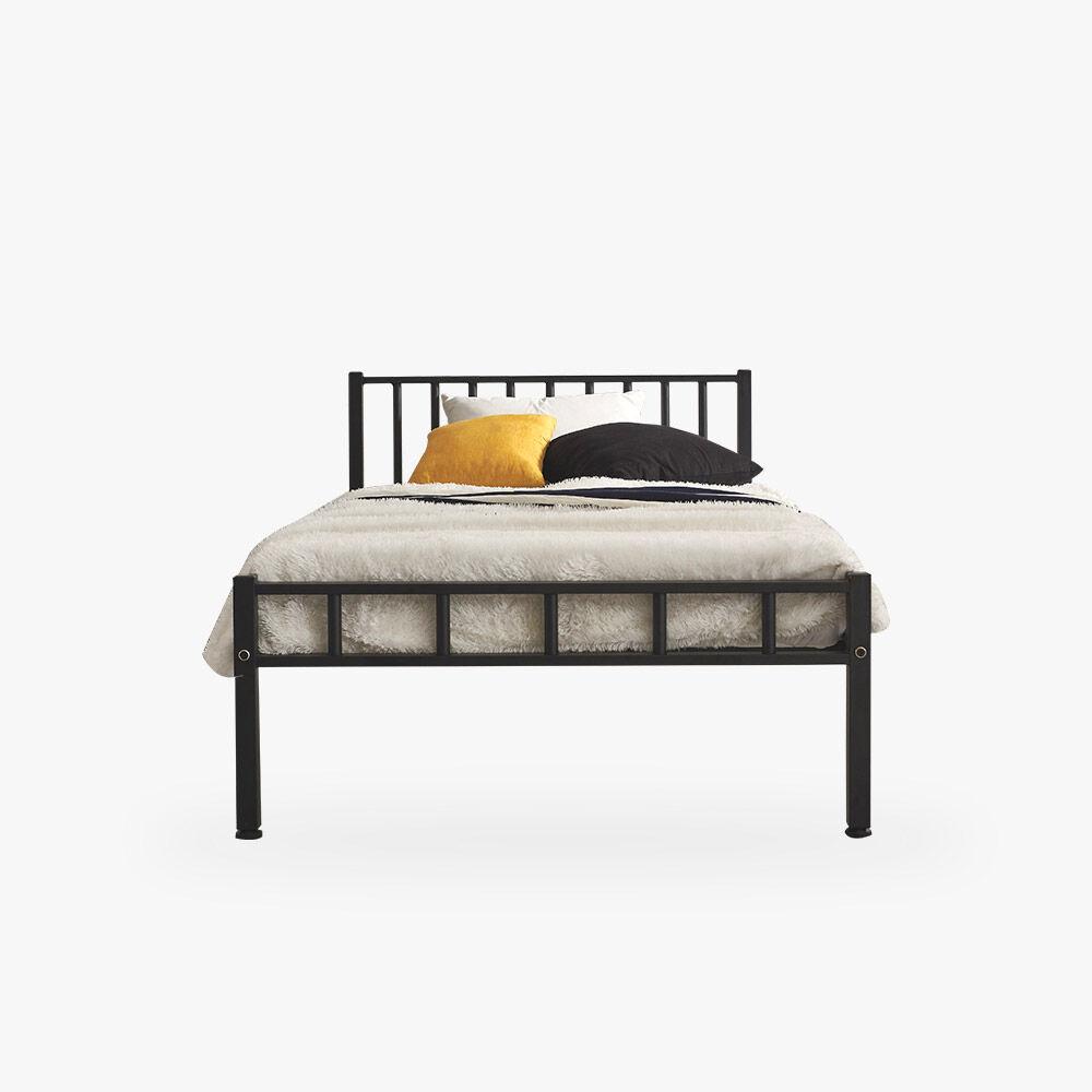 디자인4020 스틸 슈퍼싱글침대 매트별매 (2 color)