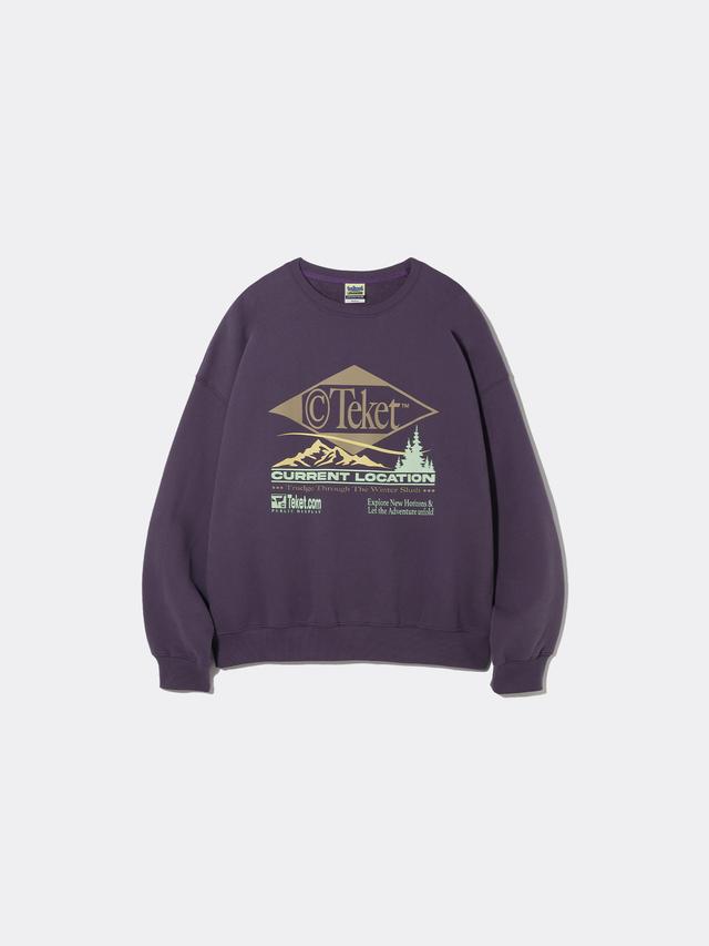 테켓 RESORT SWEATSHIRT-PURPLE [10/05 예약배송]