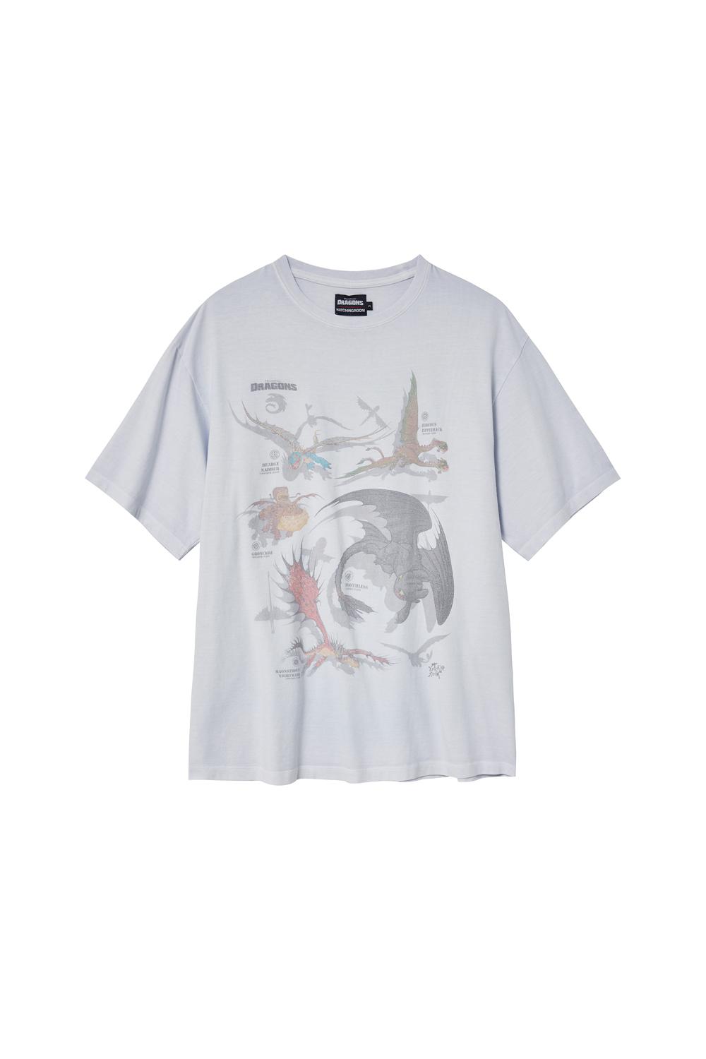 Dragons Tee Light Grey