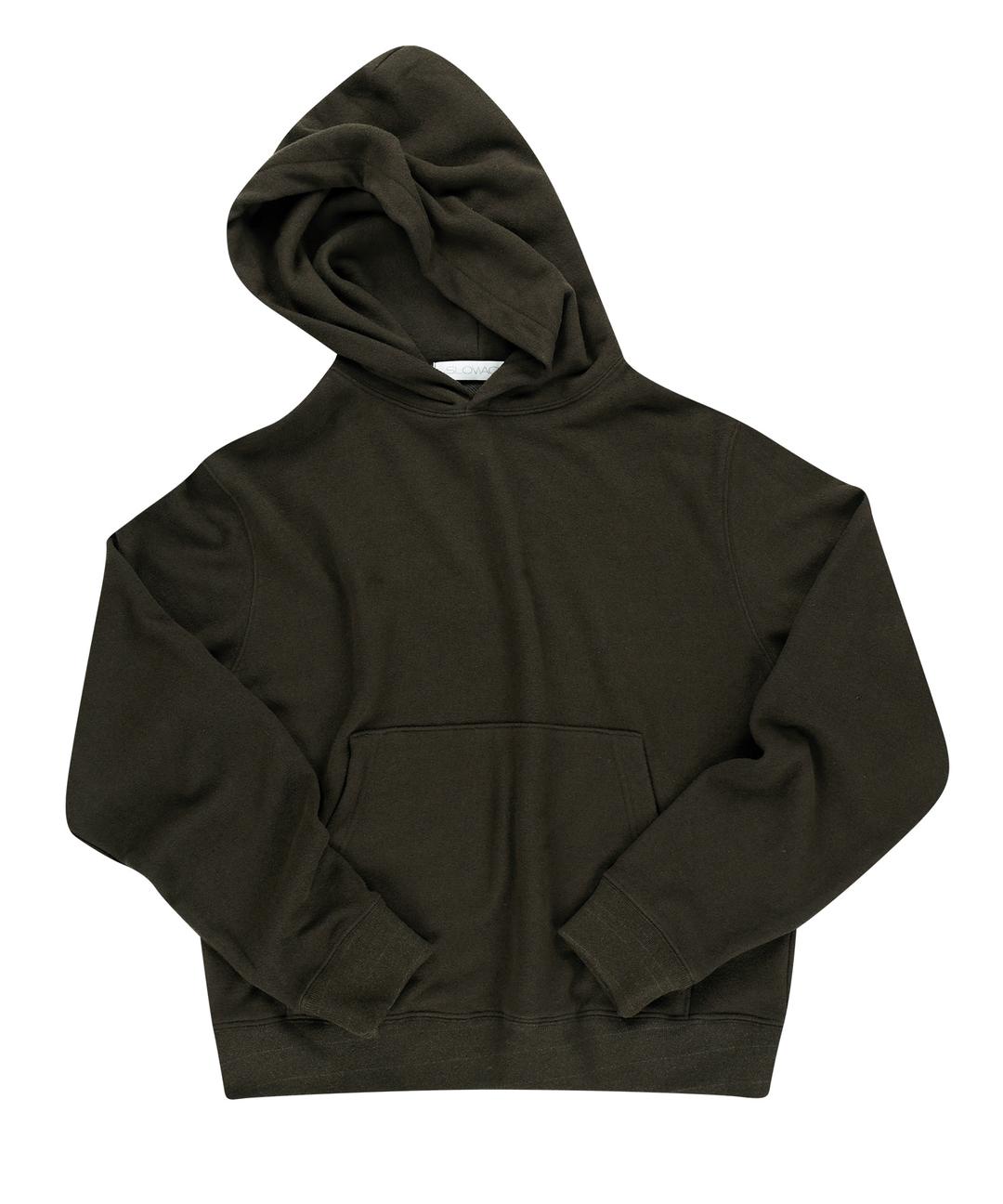 ESSENTIAL VINTAGE BOUCLE HOODIE [KHAKI]