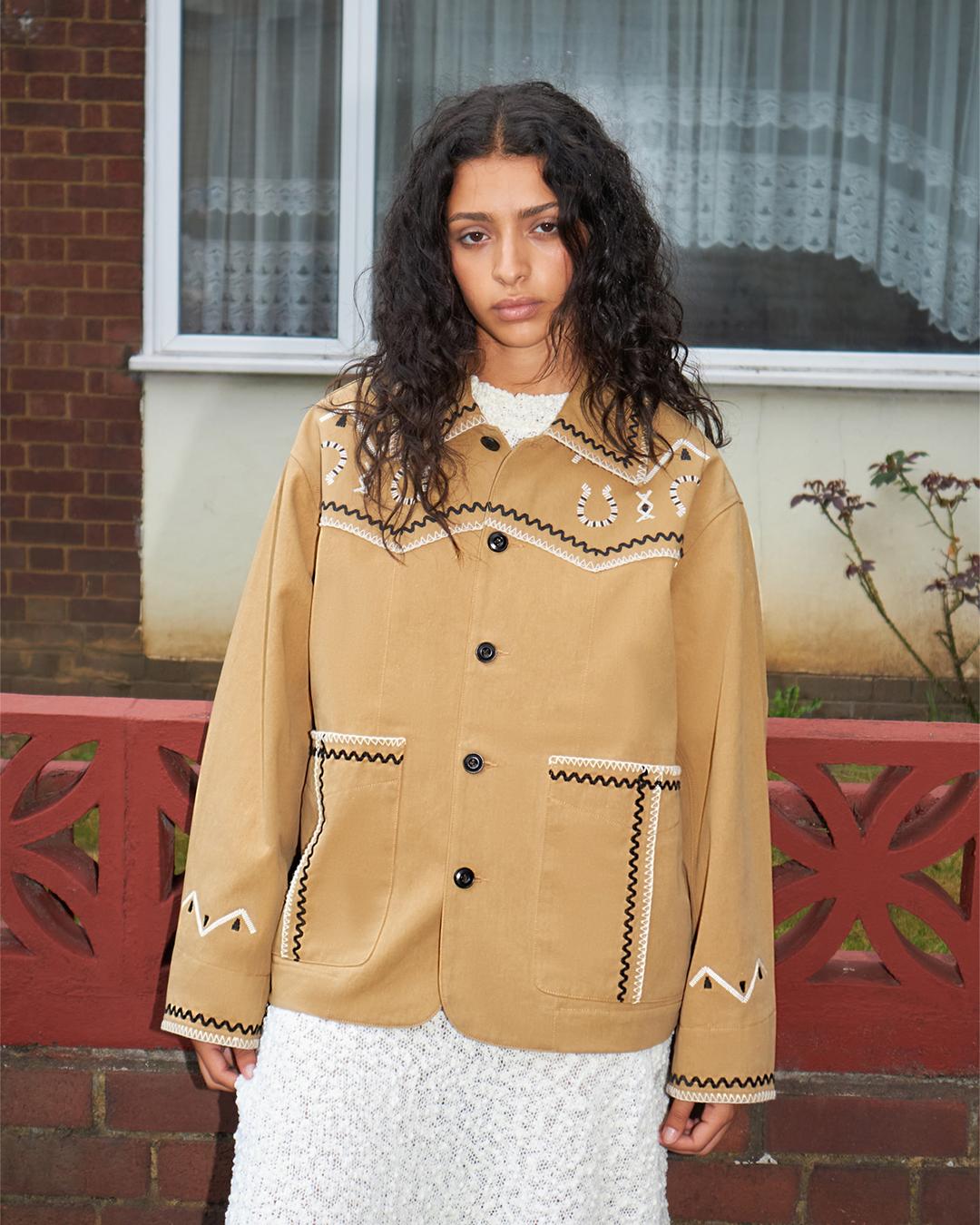 WESTERN CHORE JACKET _ BEIGE
