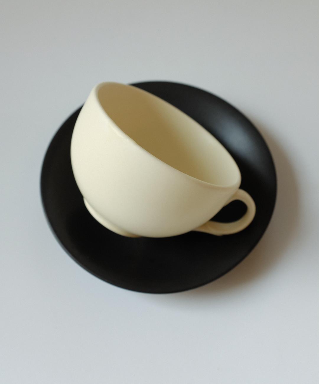 lpm Vanilla cup and saucer