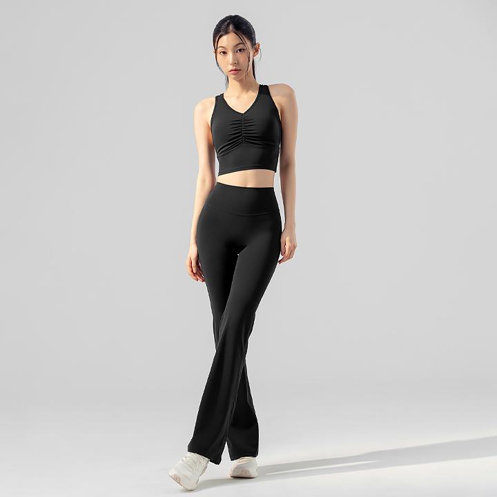 블랙라벨 시그니처 파워라이즈 부츠컷 팬츠 블랙