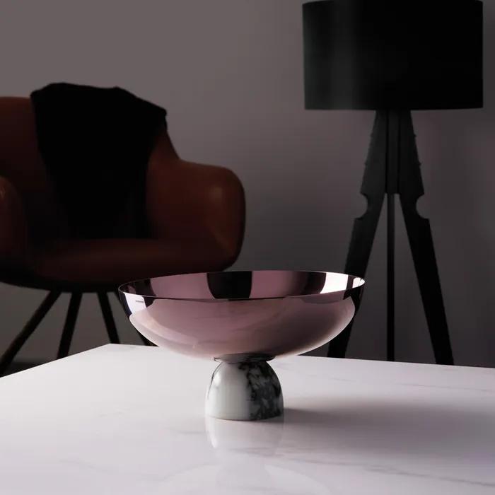 [삼보넷] 마담 샐러드볼 20.5cm PVD PA (화이트 마블)