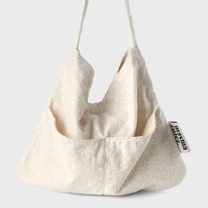 Rabbit eco bag_Lace flower