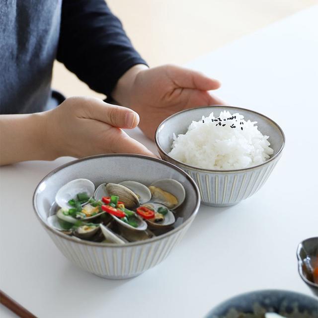 일본 그릇 센당라이닝 밥 공기 국 대접 세트