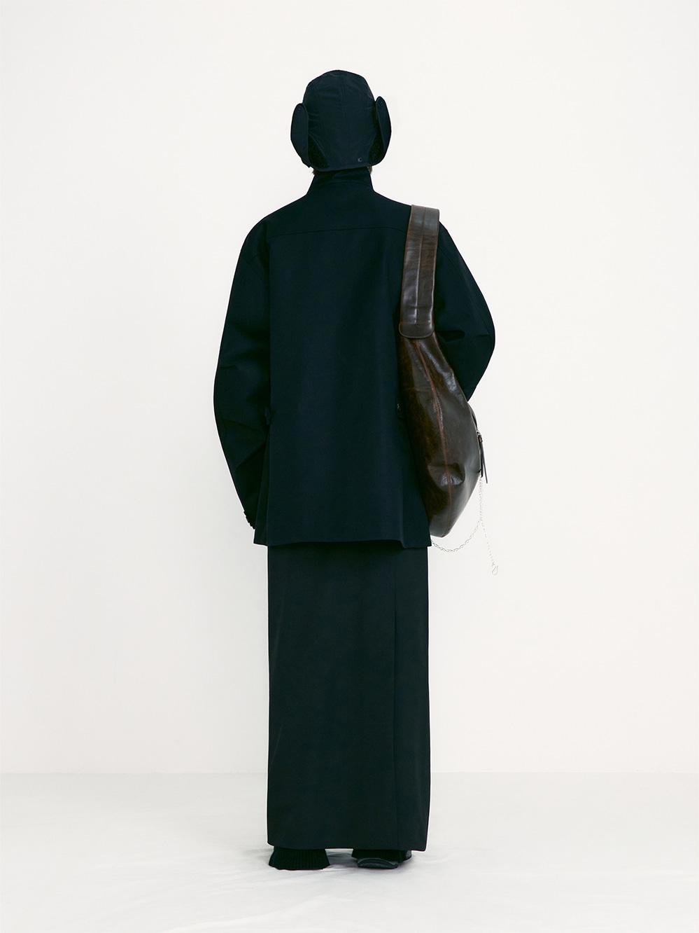 COTTON SAFARI JACKET_BLACK