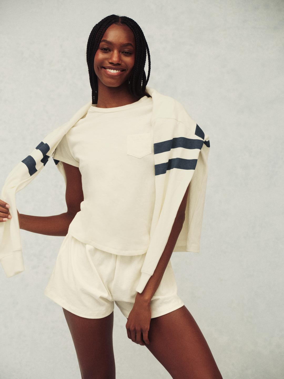 CLASSIC COTTON DAILY STAPLE POCKET TEE - HAVEN - Haven / XS