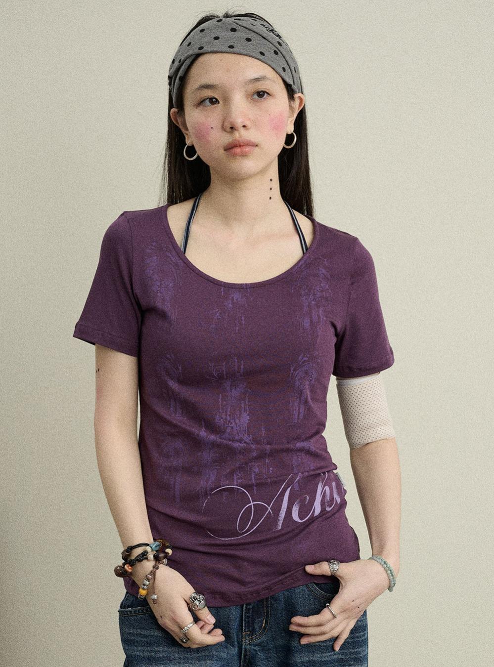 Vintage Art Printed T-Shirt (4color)