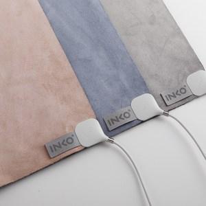 잉코 스웨이드 양면발열 휴대용 전기 온열 매트 릴렉스블루 I-S700, 70 x 37 x 0.2 cm