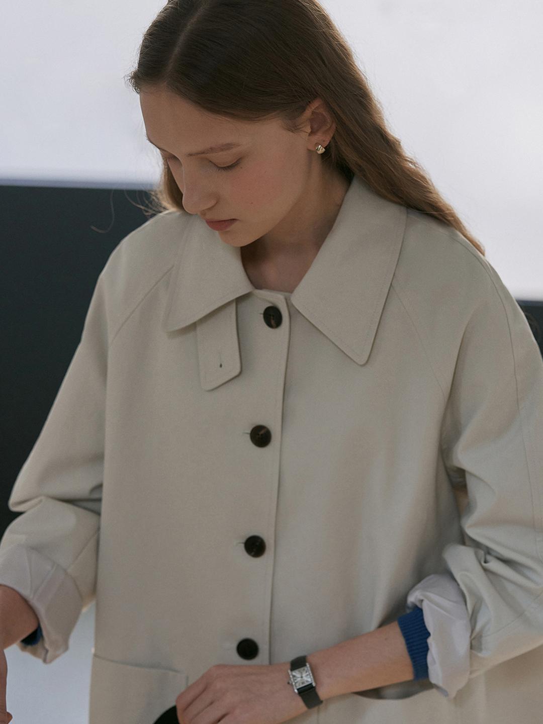 URAGO - Mac Half Trench Coat