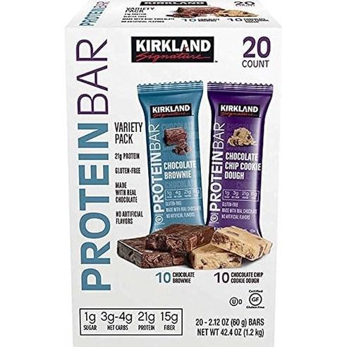 커클랜드시그니춰 프로틴 바 60g, 1.2kg, 1개 - 프로틴바 | 쿠팡