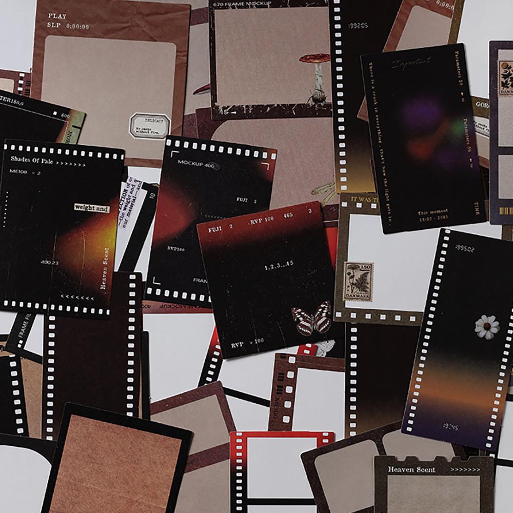 감성 다꾸 레트로 무비 영상 포토 프레임 메모 페이퍼 30매