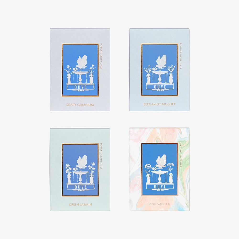 [OH! GREEN DAY] 우브에 니치향 퍼퓸 건조기시트 3개(120매)