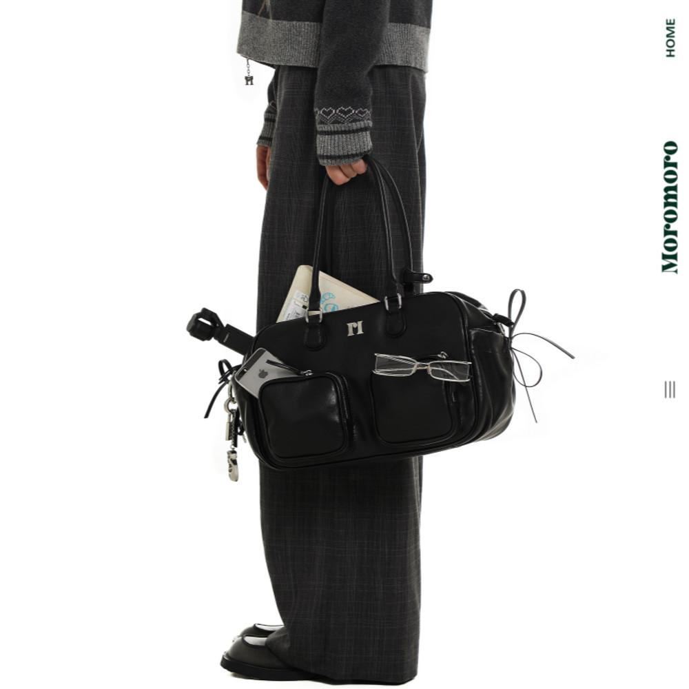 MOROMORO2 모로모로2 가방 토트백 양가죽 프리미엄 멀티 포켓 가방 블랙