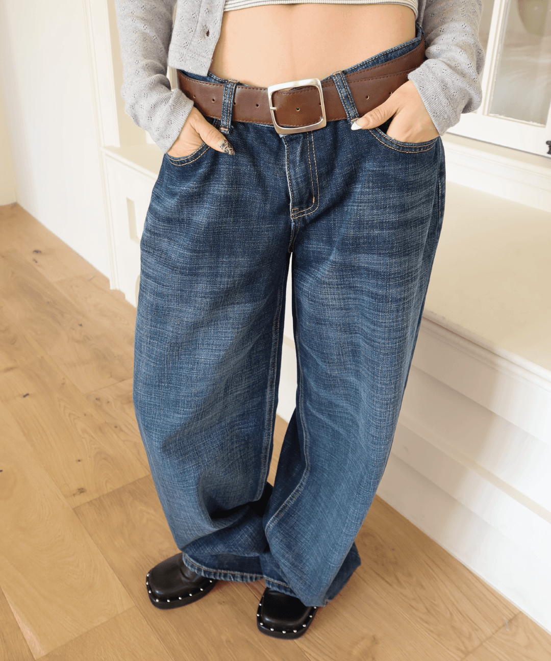 MUTUAL LOW WIDE DENIM