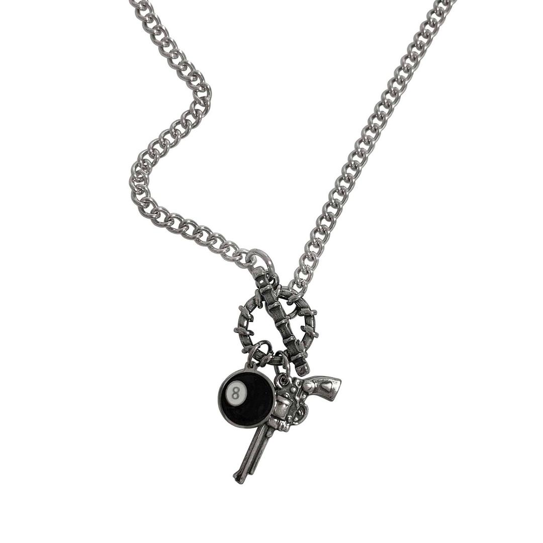 8 gun necklace
