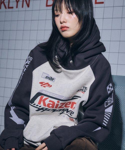 카이젠 레글런 스냅 후드 챠콜