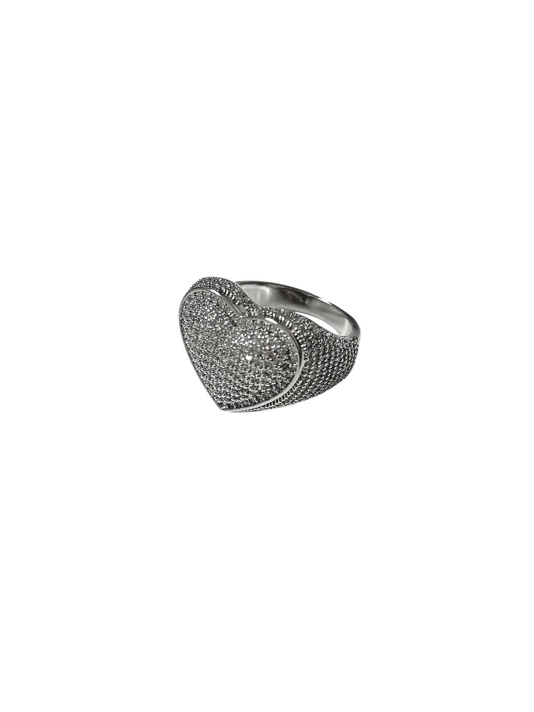 Cubic Heart Ring