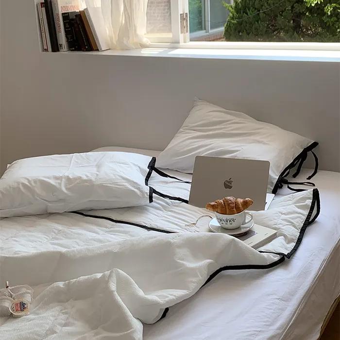 [뉴컬러]셔벗 스노우 시어서커X60수 순면 리버서블 여름 차렵이불 2타입,5colors