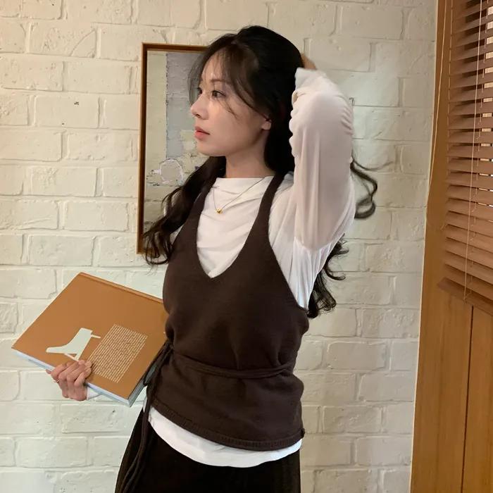 [루피타PICK/12th] Velvet Shirring Long Sleeve Tee_3 Colors