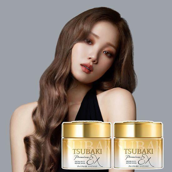 츠바키 프리미엄 EX 리페어 마스크 180g 2입