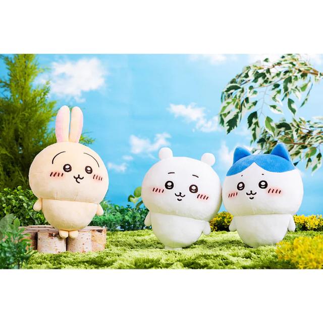 나가노 농담곰 치이카와 하치와레 우사기 모찌 떡 소형 인형 S