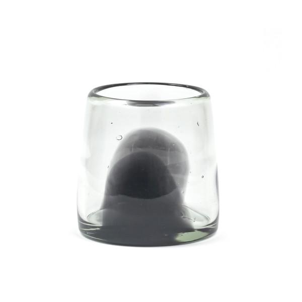 BRUSH STROKE TAPERED TUMBLER - SMOKE
