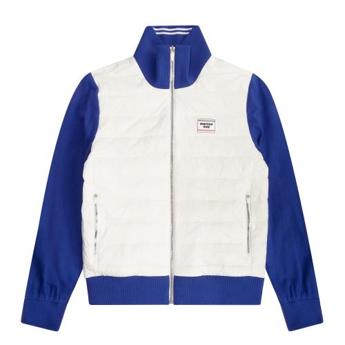 Knit Hybrid Down Jacket_White