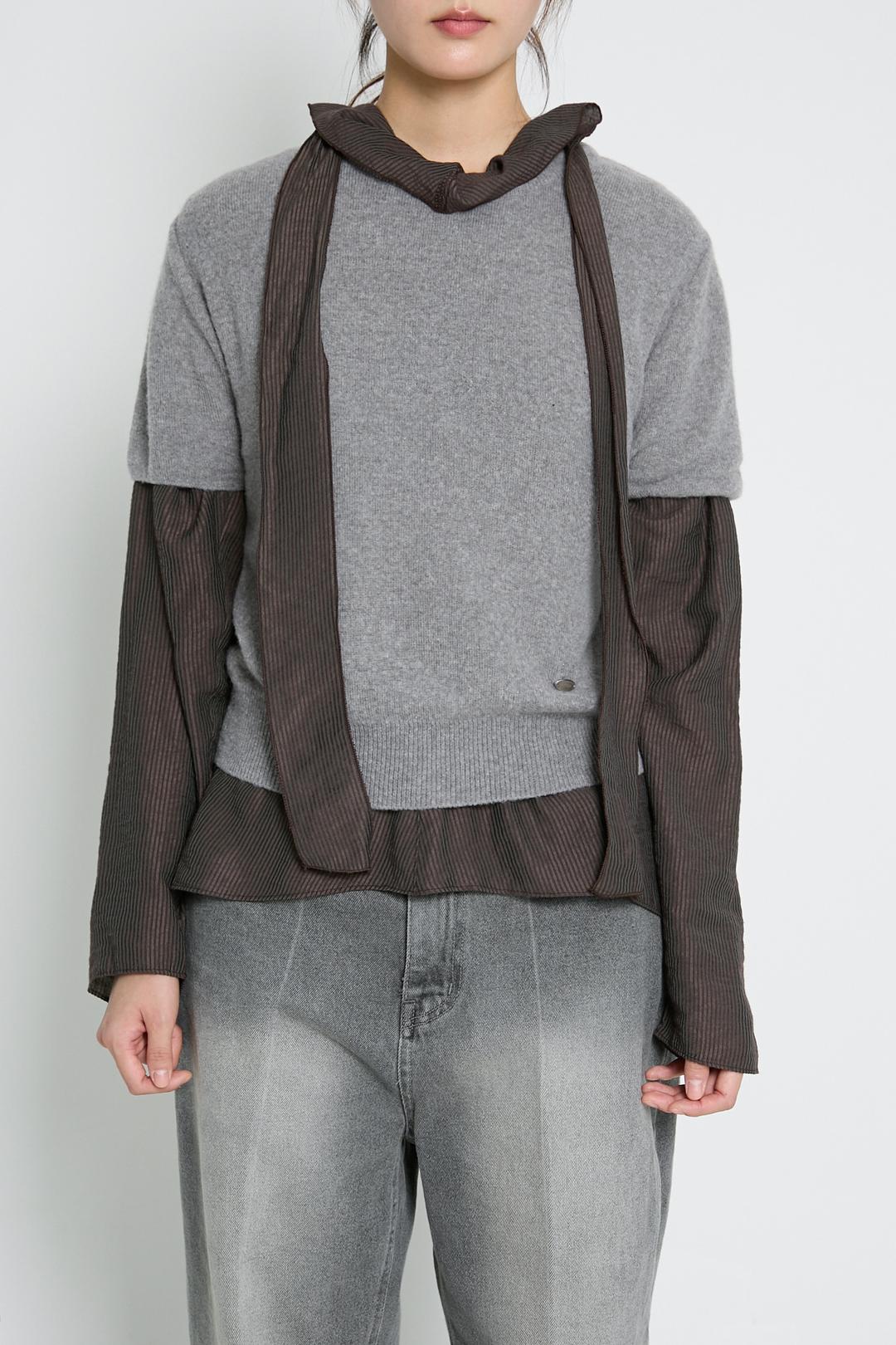 드레이프 블라우스