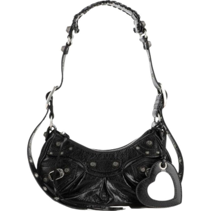 발렌시아가 671309 1VG9Y 1000 르 카골 XS 블랙 여성 숄더백