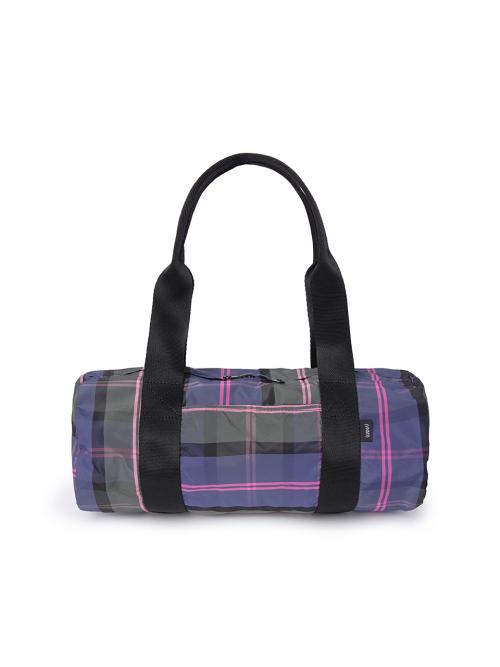 Check duffle bag_navy